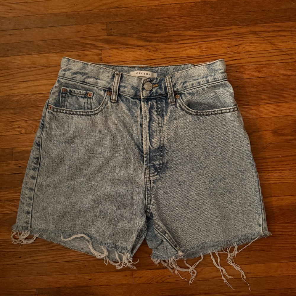 PacSun Women's 90’s Girlfriend Blue Jean Shorts